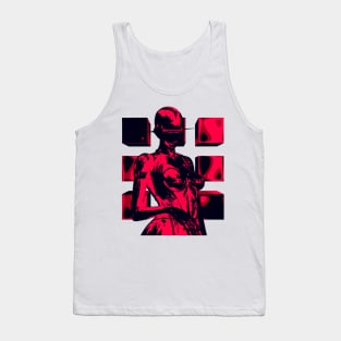 Pixel Cyborg 03 Tank Top